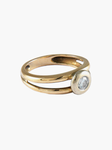 Bague 54 BAGUE SOLITAIRE OR & DIAMANTS 58 Facettes BO/150047