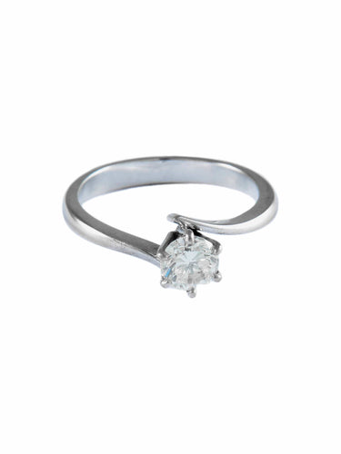 Bague 50.5 BAGUE SOLITAIRE OR & DIAMANTS 58 Facettes BO/120040