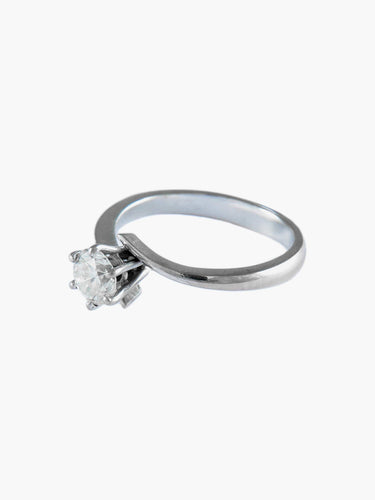 Bague 50.5 BAGUE SOLITAIRE OR & DIAMANTS 58 Facettes BO/120040