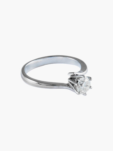 Bague 50.5 BAGUE SOLITAIRE OR & DIAMANTS 58 Facettes BO/120040