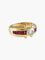 Bague BAGUE VINTAGE RUBIS & DIAMANTS 58 Facettes BO/130003