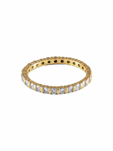 Bague 61 ALLIANCE "AMERICAINE" OR & DIAMANTS 58 Facettes BO/210014