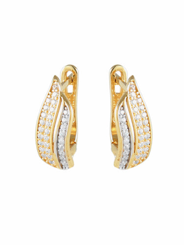 Boucles d'oreilles BOUCLES D’OREILLES "PETALES" OR 58 Facettes BO2394