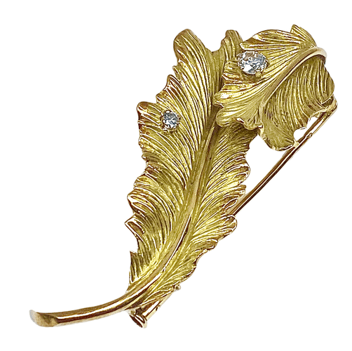 Broche Broche Or jaune Diamant 58 Facettes AB270