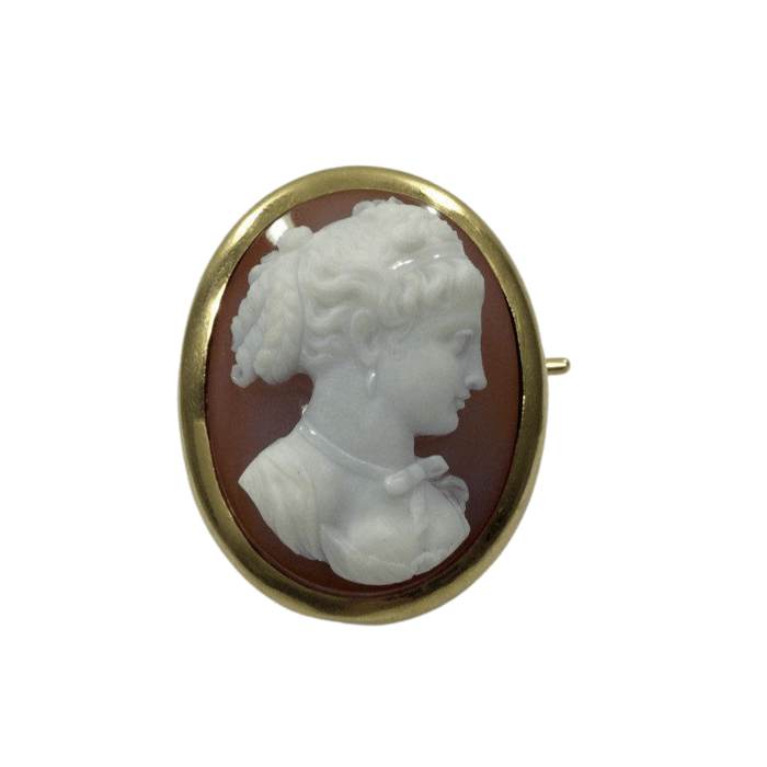 Broche Pendentif Broche Camée Agate 58 Facettes 985951