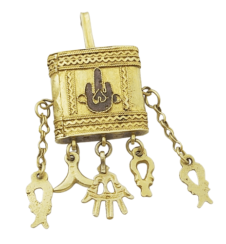 Pendentif Pendentif vintage or jaune de Tunisie 58 Facettes