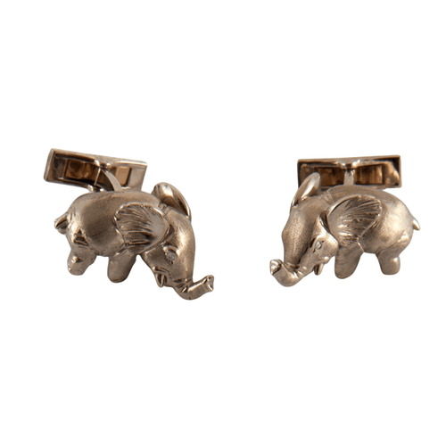 Boutons de manchette Bouton de Manchettes Eléphant 58 Facettes 2.566