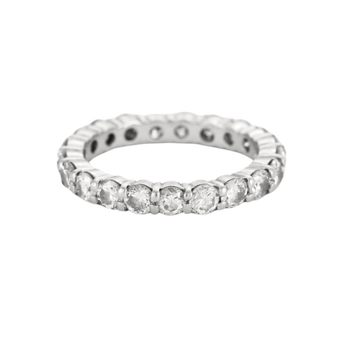 Bague 51 Alliance américaine Or blanc Diamants 1.20ct 58 Facettes 240095