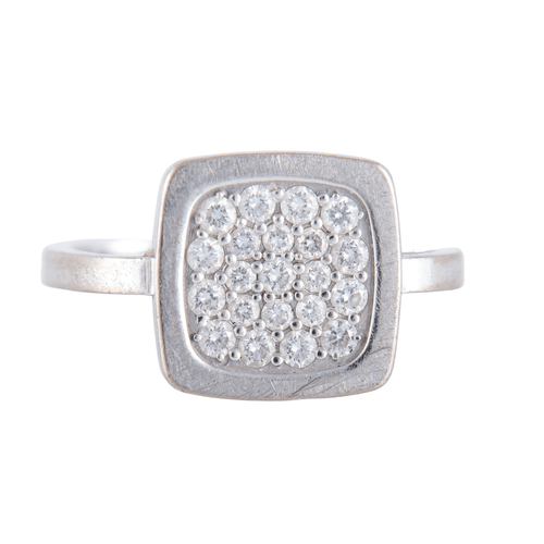 Bague 55 Bague Dinh Van Impressions en or et diamants 58 Facettes