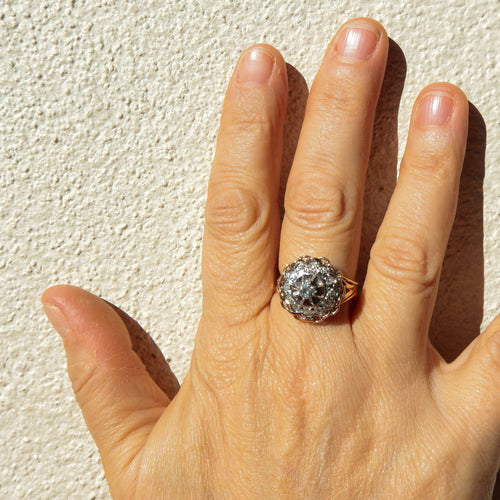 Bague Bague Solitaire Rétro 58 Facettes 1