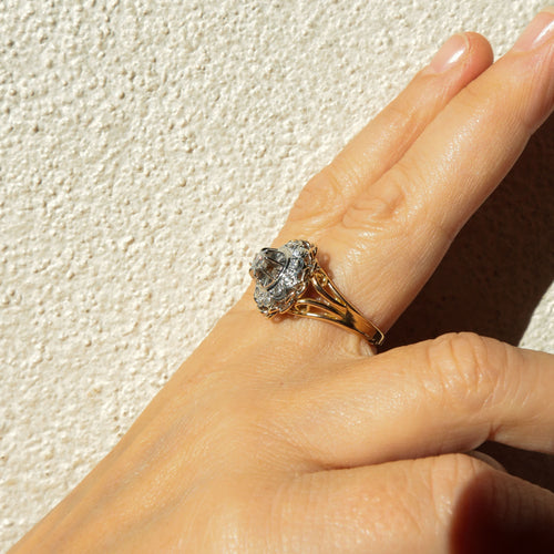 Bague Bague Solitaire Rétro 58 Facettes 1