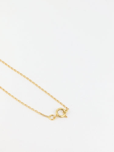 Collier Collier chaîne en or jaune, saphirs bleus 58 Facettes