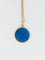 Pendentif Pendentif médaille en or et émail bleu 58 Facettes 304