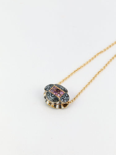 Pendentif Pendentif vintage en or, email et rubis 58 Facettes 303B