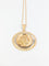 Pendentif Médaille vintage en or jaune et blanc 58 Facettes 672