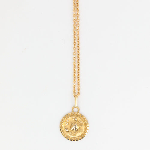 Pendentif Médaille vintage en or jaune 58 Facettes