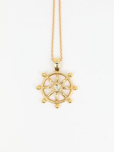 Pendentif Pendentif en or jaune et diamant 58 Facettes 689