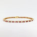 Bracelet Bracelet tennis vintage en or, rubis et diamants 58 Facettes 432