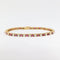 Bracelet Bracelet tennis vintage en or, rubis et diamants 58 Facettes 432