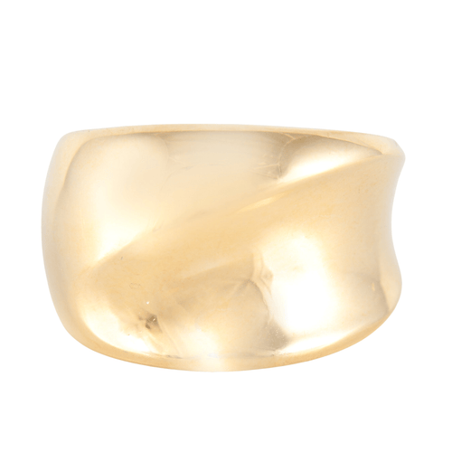 Bague 53 Bague Jonc large or jaune 58 Facettes 8286