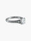 Bague 52 Solitaire Diamant Or blanc 58 Facettes 6489A