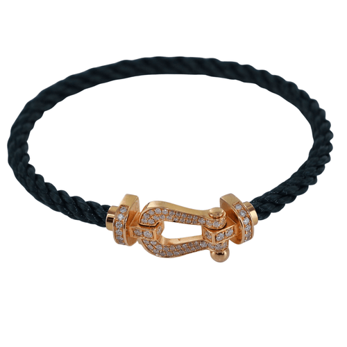 Bracelet Bracelet FRED or rose & diamants 58 Facettes