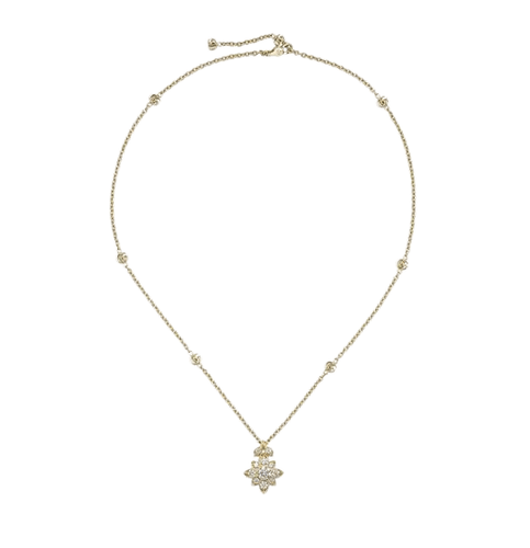 Collier GUCCI - COLLIER FLORA OR JAUNE & DIAMANTS 58 Facettes YBB703649002