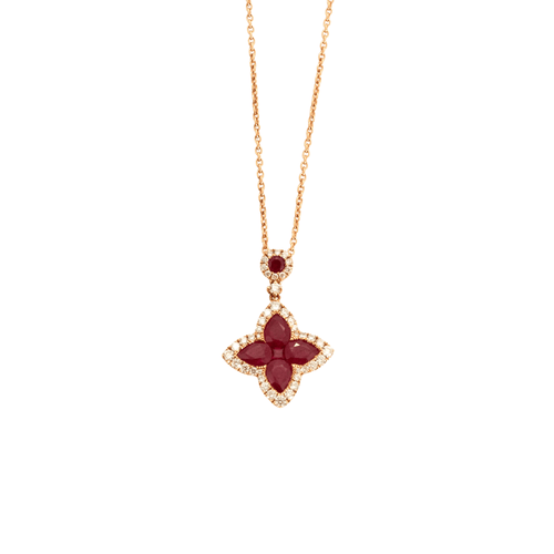 Collier Collier Héritage Rubis & Diamant 58 Facettes 002.120