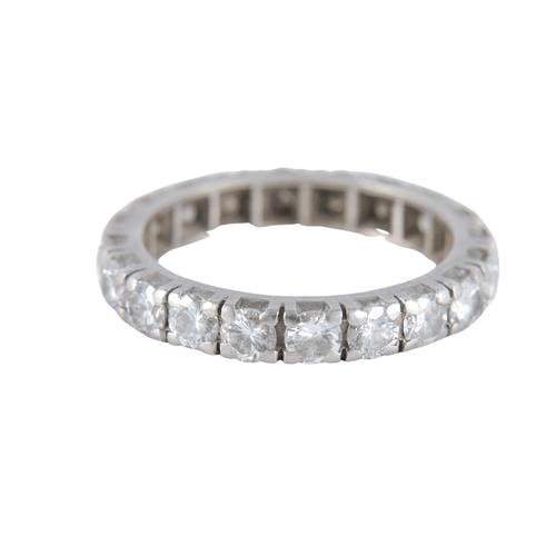 Bague 52 Alliance Platine 20 Diamants 58 Facettes 220392