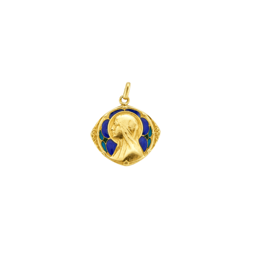 Pendentif Médaille or jaune Vierge Marie 58 Facettes