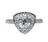 Bague 51 Bague Triangle diamant 1,10 carat 58 Facettes AB258