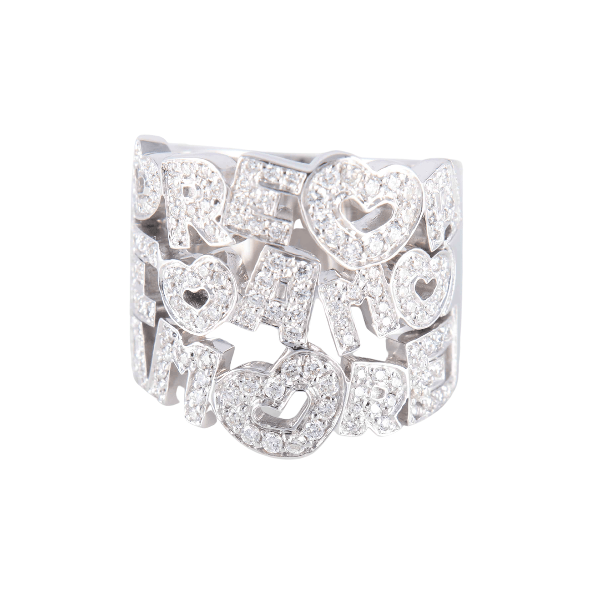 Pasquale Bruni Amore ring in white gold and diamonds
