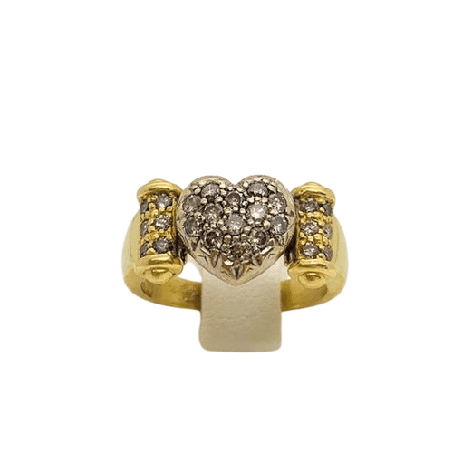 Bague 54.5 Bague Cœur, diamants 58 Facettes 20400000486