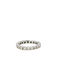 Bague Alliance américaine en or blanc et diamants 58 Facettes J51