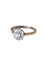 Bague Bague marguerite or rose et diamants 58 Facettes