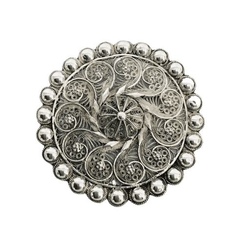 Broche Broche orientaliste Argent 58 Facettes