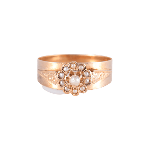 Bague 60 Bague Fleur Perles 58 Facettes JE232