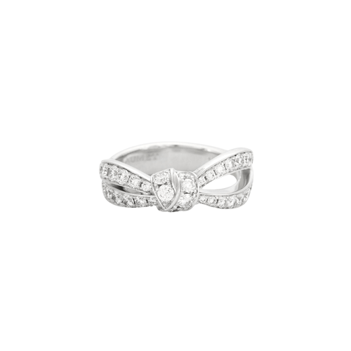 Bague 52 BAGUE CHAUMET LIENS SEDUCTION OR GRIS 58 Facettes