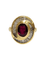 Bague 51 Bague or jaune tourbillon rubis et diamants 58 Facettes 1CA202/1