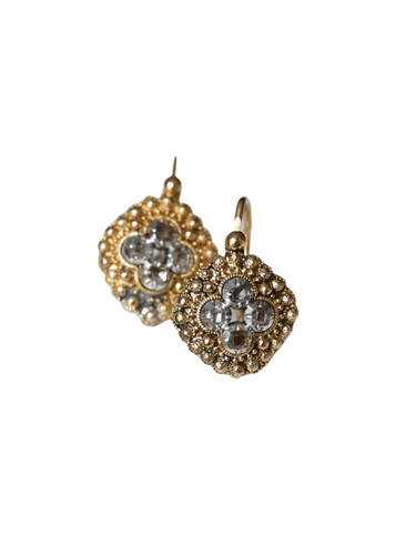 Boucles d'oreilles Boucles d'oreilles Charles X diamants 58 Facettes