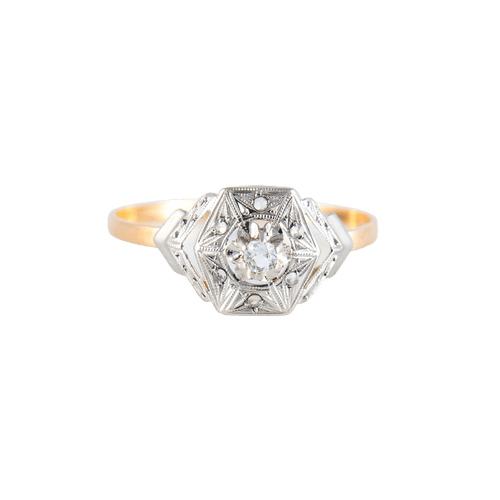 Bague 60.5 Bague style Art Déco 58 Facettes JE234