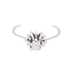 Bague 59.5 Bague solitaire Or blanc Diamant 58 Facettes E358792E