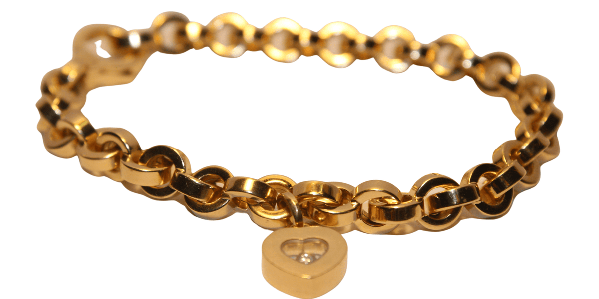 CHOPARD bracelet Happy Diamonds Yellow gold Diamond - 58 Facettes