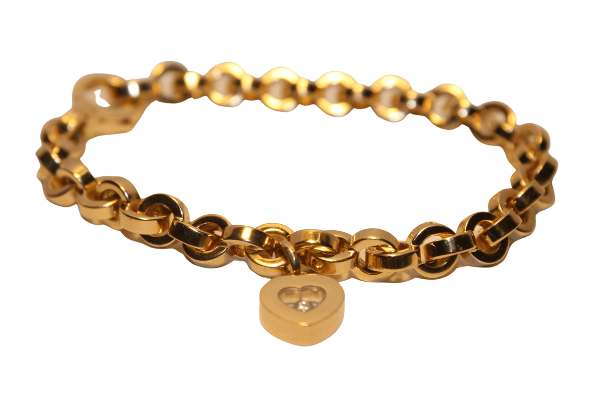 CHOPARD bracelet Happy Diamonds Yellow gold Diamond - 58 Facettes