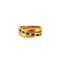 Bague 51 Bague en Or jaune, diamants & saphirs 58 Facettes