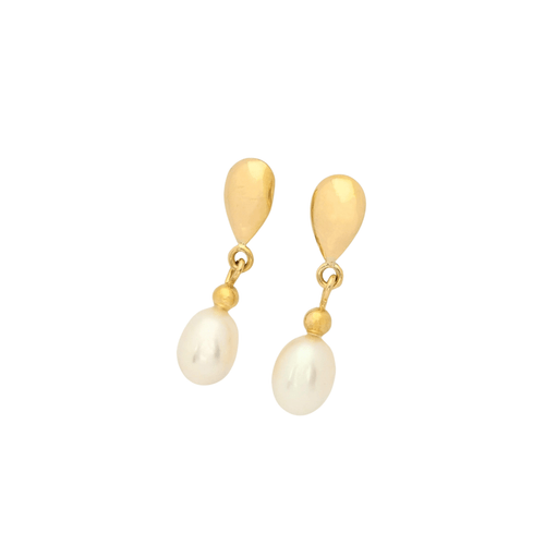 Boucles d'oreilles Boucles d'oreilles Or jaune Perle 58 Facettes 28917