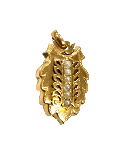 Pendentif Pendentif pilulier Or et Perles 58 Facettes