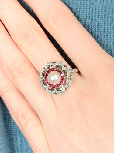 Bague 56 Bague Belle Époque 58 Facettes 1383