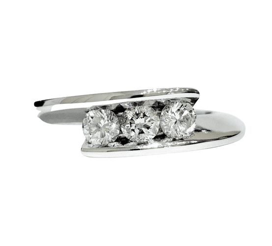 Bague 50.5 Bague Trilogie Diamants Garel 58 Facettes 1-967/1