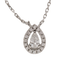 Collier Collier pendentif en or blanc et diamants 58 Facettes 31208